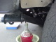 The coolant is pulled out.