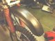 A black front fender